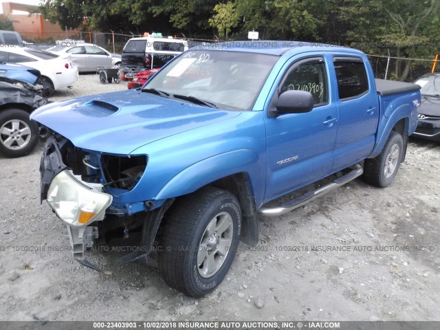 5TELU42N86Z268840 - 2006 TOYOTA TACOMA DOUBLE CAB 蓝色 照片 2