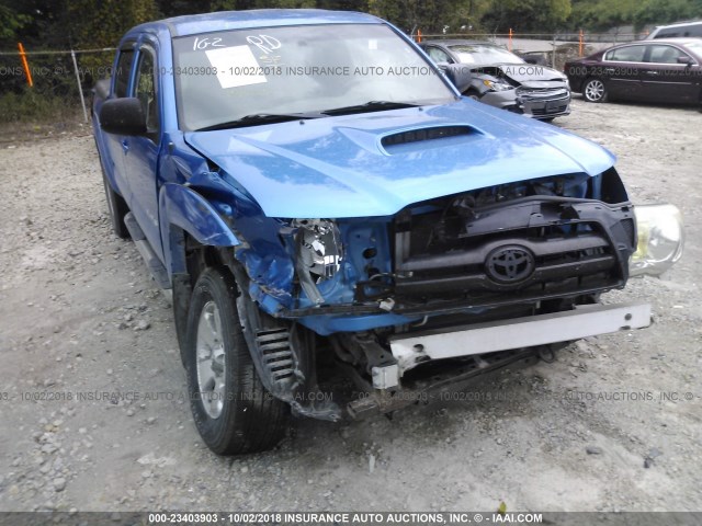 5TELU42N86Z268840 - 2006 TOYOTA TACOMA DOUBLE CAB 蓝色 照片 6