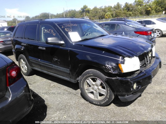 1J4GS48K15C712071 - 2005 JEEP GRAND CHEROKEE LAREDO/COLUMBIA/FREEDOM 黑色 照片 1