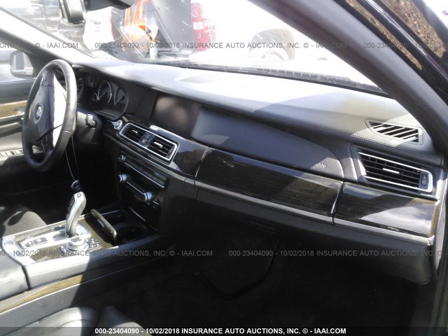WBAKX6C58BC197108 - 2011 BMW 750 I BLACK photo 5