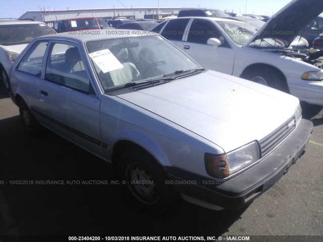 JM1BF2325H0559085 - 1987 MAZDA 323 SILVER photo 1