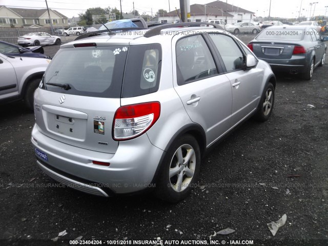 JS2YB413875107166 - 2007 SUZUKI SX4 GRAY photo 4