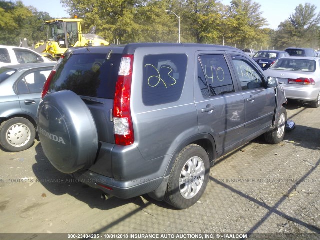 SHSRD78946U443763 - 2006 HONDA CR-V SE/EX GRAY photo 4