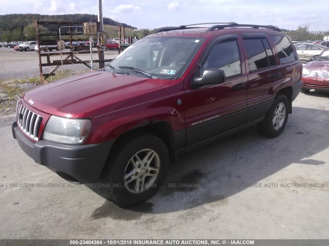 1J4GW48SX4C402620 - 2004 JEEP GRAND CHEROKEE LAREDO/COLUMBIA/FREEDOM 红色 照片 2