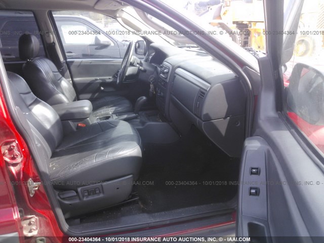 1J4GW48SX4C402620 - 2004 JEEP GRAND CHEROKEE LAREDO/COLUMBIA/FREEDOM 红色 照片 5