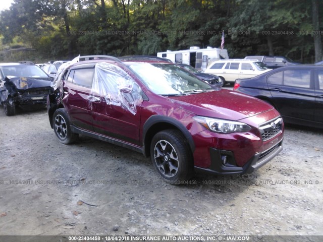 JF2GTADC8JH229398 - 2018 SUBARU CROSSTREK PREMIUM Կարմիր լուսանկար 1