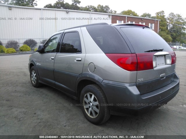 3G5DA03E22S509161 - 2002 BUICK RENDEZVOUS CX GRAY photo 3