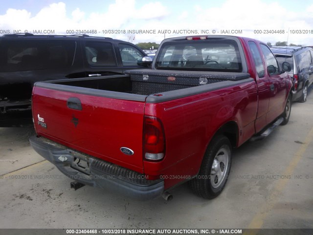 2FTRX17234CA02159 - 2004 FORD F-150 HERITAGE CLASSIC RED photo 4