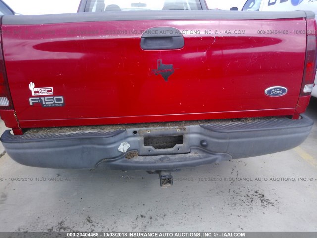 2FTRX17234CA02159 - 2004 FORD F-150 HERITAGE CLASSIC RED photo 6