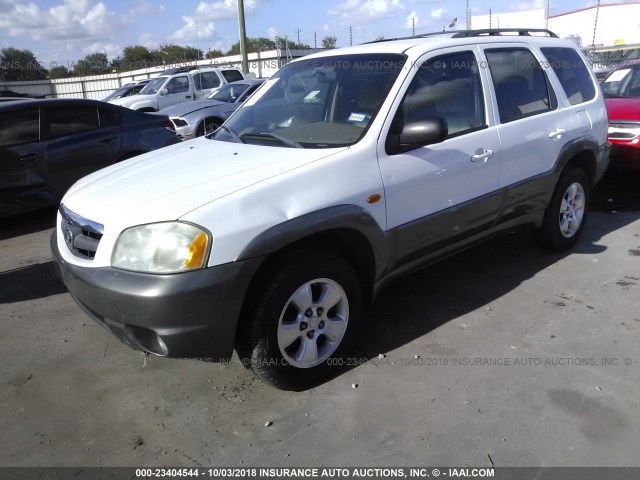 4F2CU09182KM62147 - 2002 MAZDA TRIBUTE LX/ES 白色 照片 2