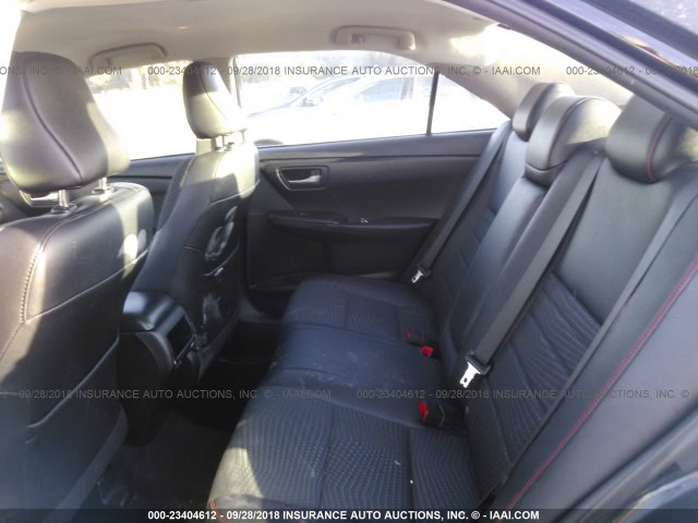 4T1BF1FKXFU922505 - 2015 TOYOTA CAMRY LE/XLE/SE/XSE 黑色 照片 8