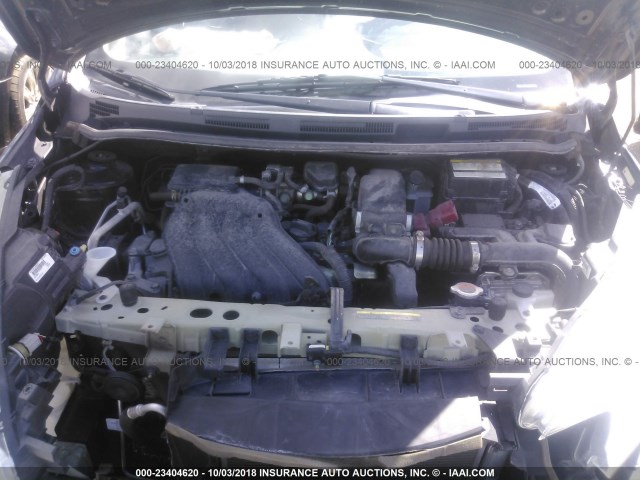 3N1CE2CP7FL419495 - 2015 NISSAN VERSA NOTE S/S PLUS/SV/SL/SR BLACK photo 10