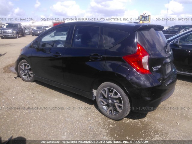 3N1CE2CP7FL419495 - 2015 NISSAN VERSA NOTE S/S PLUS/SV/SL/SR BLACK photo 3
