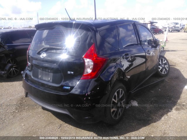 3N1CE2CP7FL419495 - 2015 NISSAN VERSA NOTE S/S PLUS/SV/SL/SR BLACK photo 4