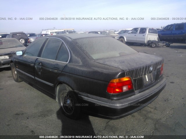 WBADD6326VBW04666 - 1997 BMW 528 I AUTOMATIC BLACK photo 3