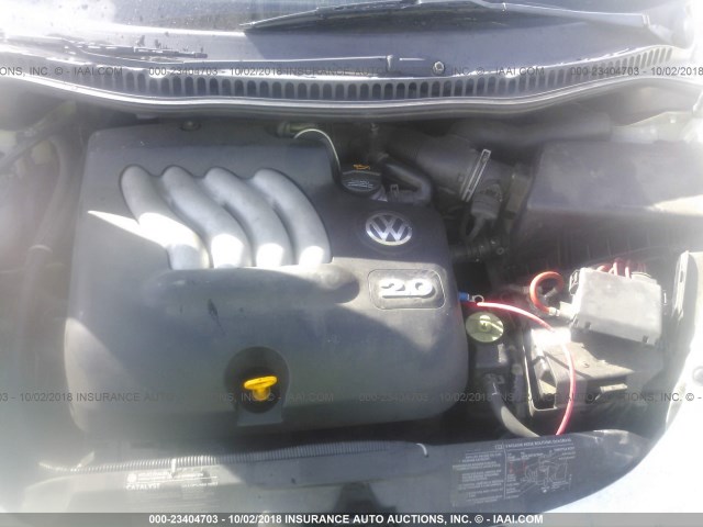 3VWBK31C65M404791 - 2005 VOLKSWAGEN NEW BEETLE GL 白色 照片 10