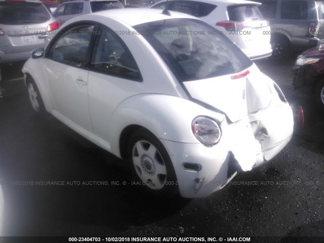 3VWBK31C65M404791 - 2005 VOLKSWAGEN NEW BEETLE GL 白色 照片 3