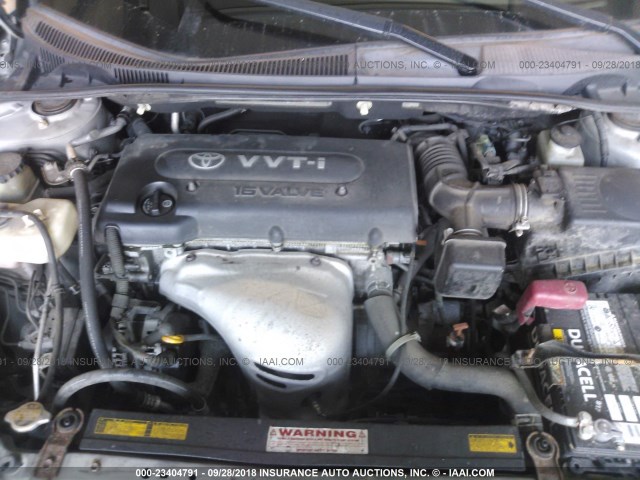 JTKDE177050063238 - 2005 TOYOTA SCION TC 银色 照片 10