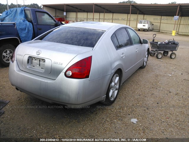 1N4BA41EX6C856703 - 2006 NISSAN MAXIMA SE/SL SILVER photo 4