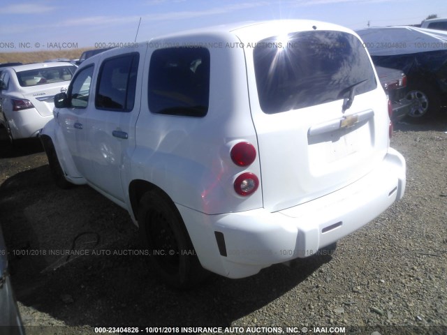 3GNDA13D07S599155 - 2007 CHEVROLET HHR LS Blanco foto 3