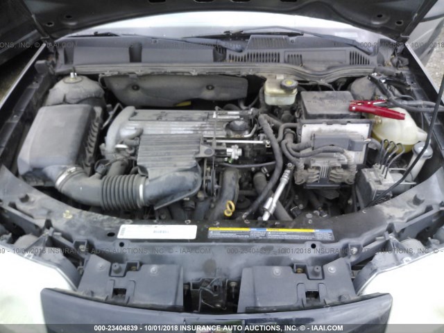 1G8AL52F13Z126596 - 2003 SATURN ION LEVEL 3 BLACK photo 10