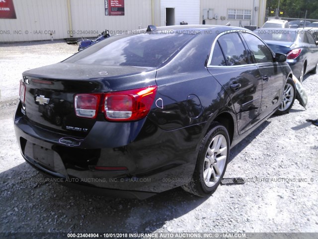 1G11C5SL5EF175261 - 2014 CHEVROLET MALIBU 1LT BLACK photo 4
