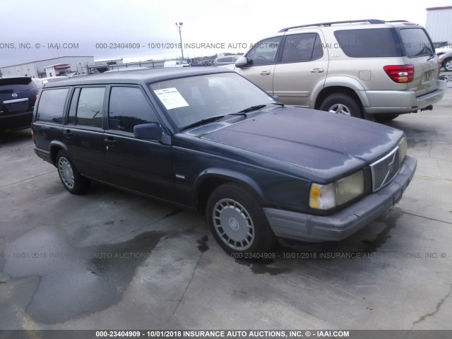 YV1FW8832N2356140 - 1992 VOLVO 740 GREEN photo 1