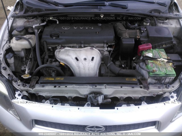 JTKDE177470168724 - 2007 TOYOTA SCION TC 银色 照片 10