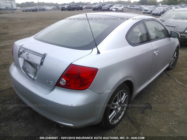 JTKDE177470168724 - 2007 TOYOTA SCION TC 银色 照片 4