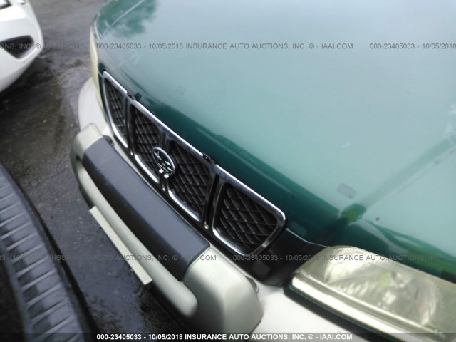 JF1SF65541G749798 - 2001 SUBARU FORESTER S GREEN photo 10