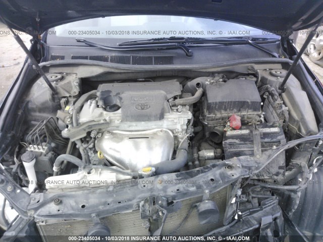 4T1BF1FK8FU043472 - 2015 TOYOTA CAMRY LE/XLE/SE/XSE BLACK photo 10