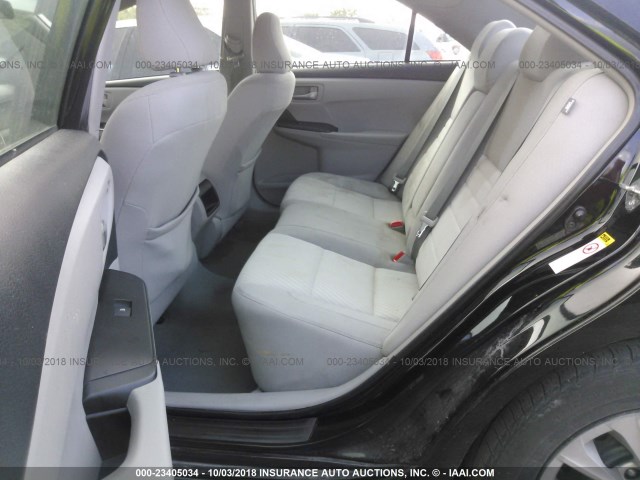 4T1BF1FK8FU043472 - 2015 TOYOTA CAMRY LE/XLE/SE/XSE BLACK photo 8