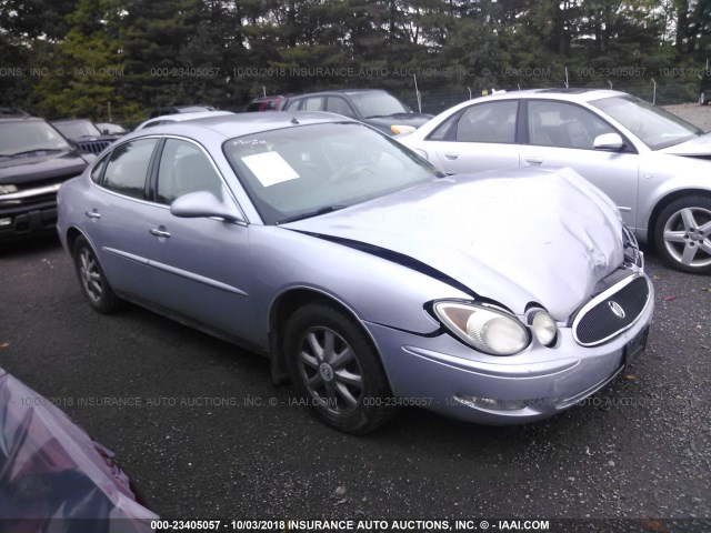 2G4WC532451220082 - 2005 BUICK LACROSSE CX BLUE photo 1