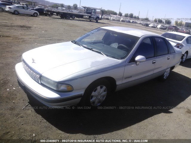 1G1BL53E6MW101513 - 1991 CHEVROLET CAPRICE GRAY photo 2