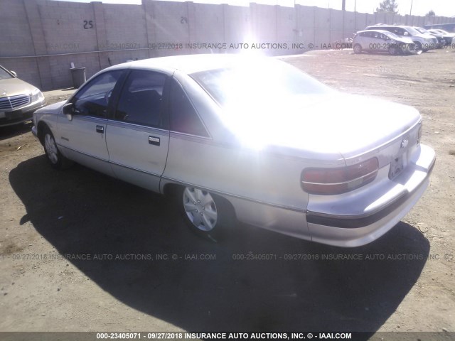 1G1BL53E6MW101513 - 1991 CHEVROLET CAPRICE GRAY photo 3