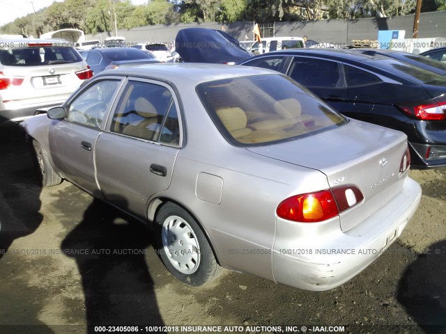 1NXBR12EXXZ280960 - 1999 TOYOTA COROLLA VE/CE/LE BROWN photo 3