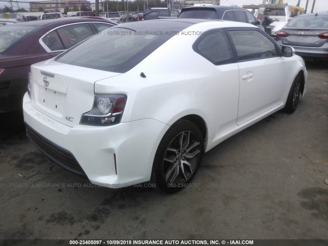 JTKJF5C78F3093424 - 2015 TOYOTA SCION TC 白色 照片 4