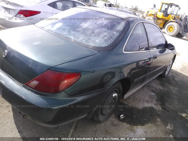 19UYA1159VL020903 - 1997 ACURA 2.2CL GREEN photo 4