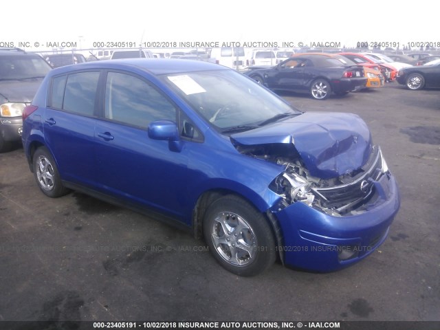 3N1BC1CP7BL503595 - 2011 NISSAN VERSA S/SL BLUE photo 1