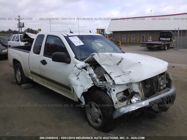 1GCCS39E588184226 - 2008 CHEVROLET COLORADO LT WHITE photo 1