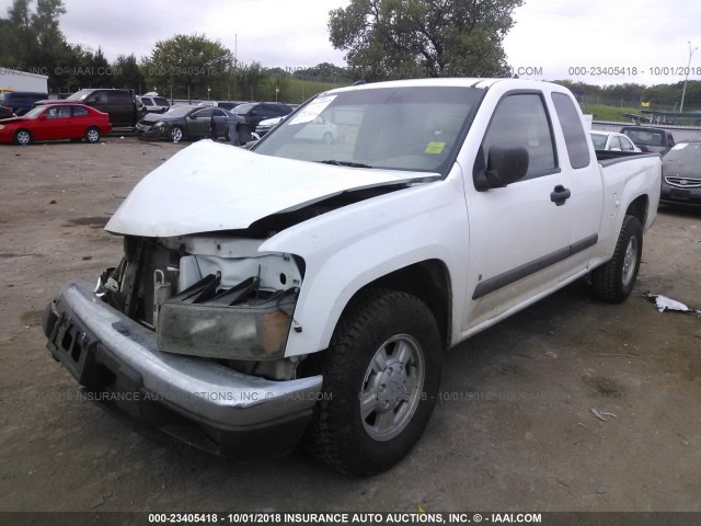 1GCCS39E588184226 - 2008 CHEVROLET COLORADO LT WHITE photo 2