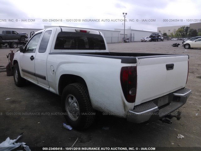 1GCCS39E588184226 - 2008 CHEVROLET COLORADO LT WHITE photo 3