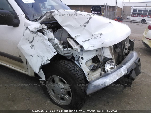 1GCCS39E588184226 - 2008 CHEVROLET COLORADO LT WHITE photo 6