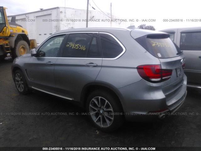 5UXKS4C51E0C07068 - 2014 BMW X5 XDRIVE35D GRAY photo 3