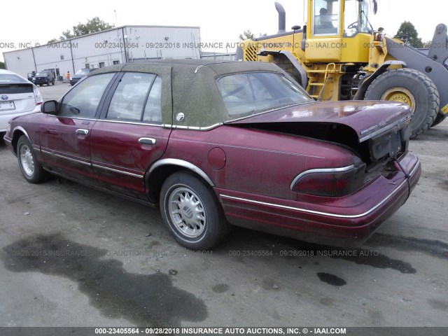 2MELM75W9TX613147 - 1996 MERCURY GRAND MARQUIS LS/BAYSHORE RED photo 3