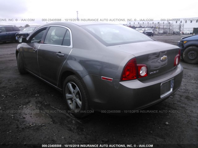 1G1ZC5E1XBF157556 - 2011 CHEVROLET MALIBU 1LT BROWN photo 3