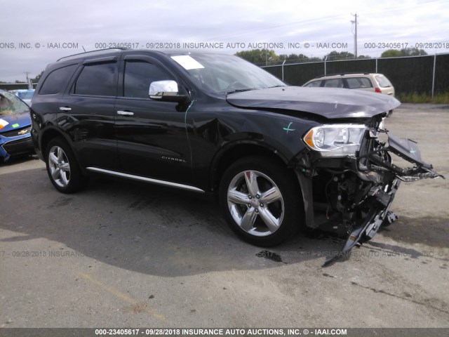 1C4SDJET4DC565751 - 2013 DODGE DURANGO CITADEL BLACK photo 1