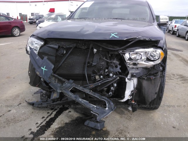 1C4SDJET4DC565751 - 2013 DODGE DURANGO CITADEL BLACK photo 6