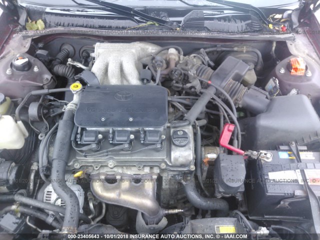 4T1BF22K9YU951556 - 2000 TOYOTA CAMRY LE/XLE MAROON photo 10