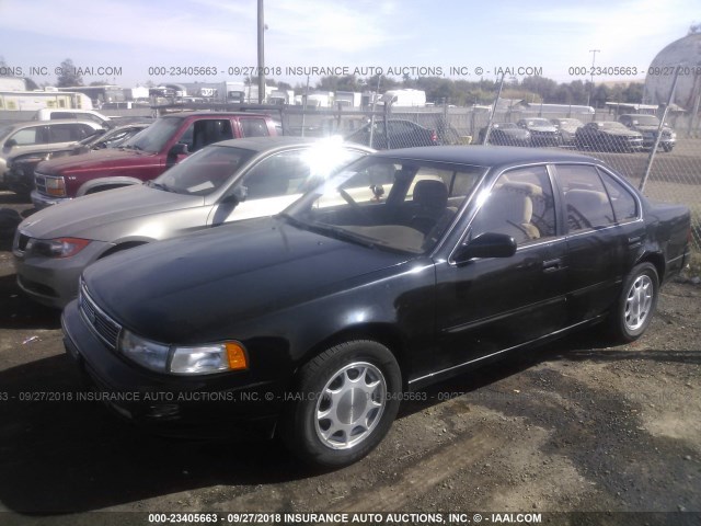 JN1HJ01F6RT208689 - 1994 NISSAN MAXIMA GXE BLACK photo 2